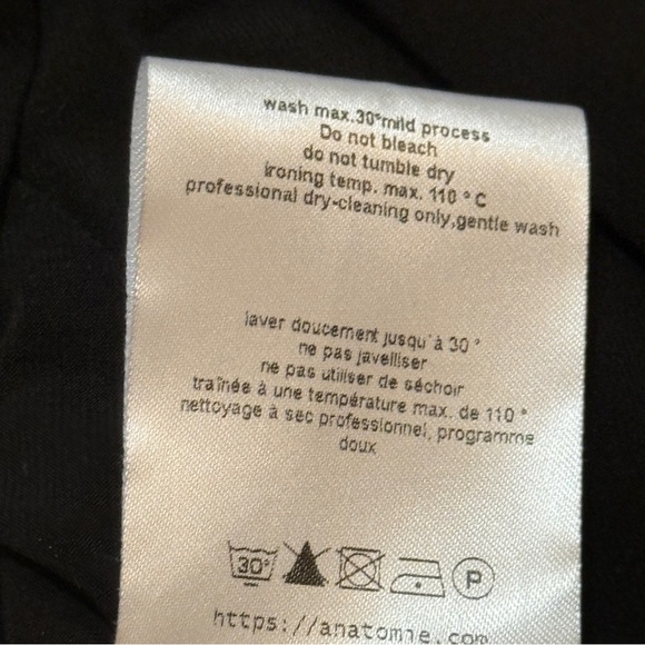 Anatomie Black Lace Detail Long Sleeve Top - Picture 11 of 11